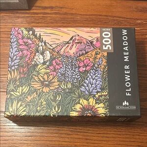 Flower Meadow 500-Piece Puzzle